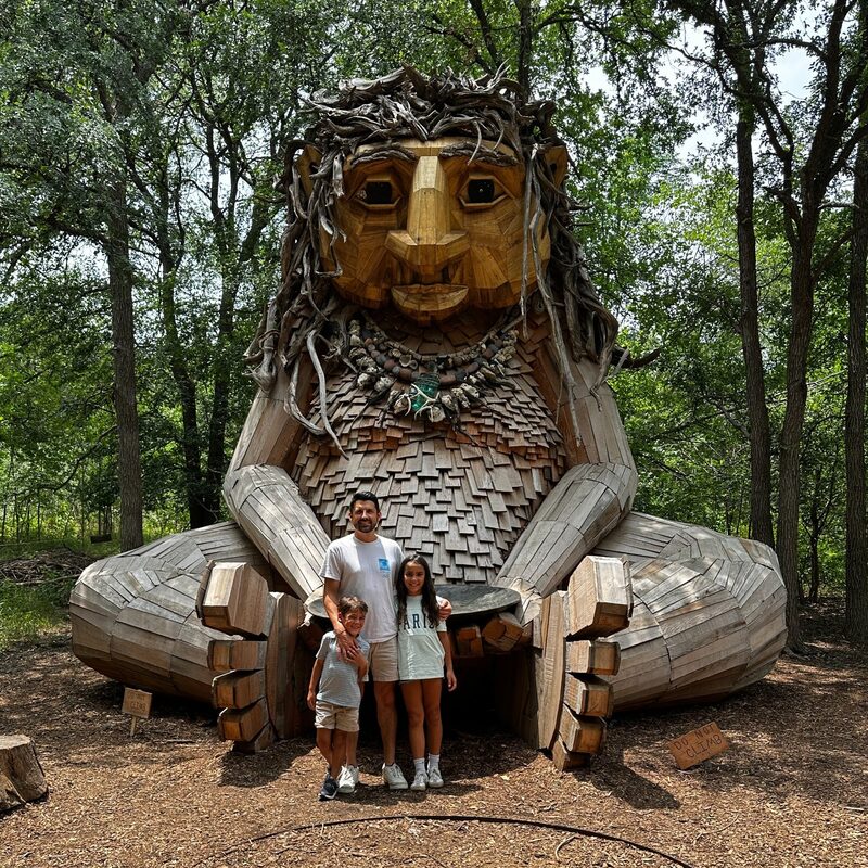 Carlos with Avery and Bennett